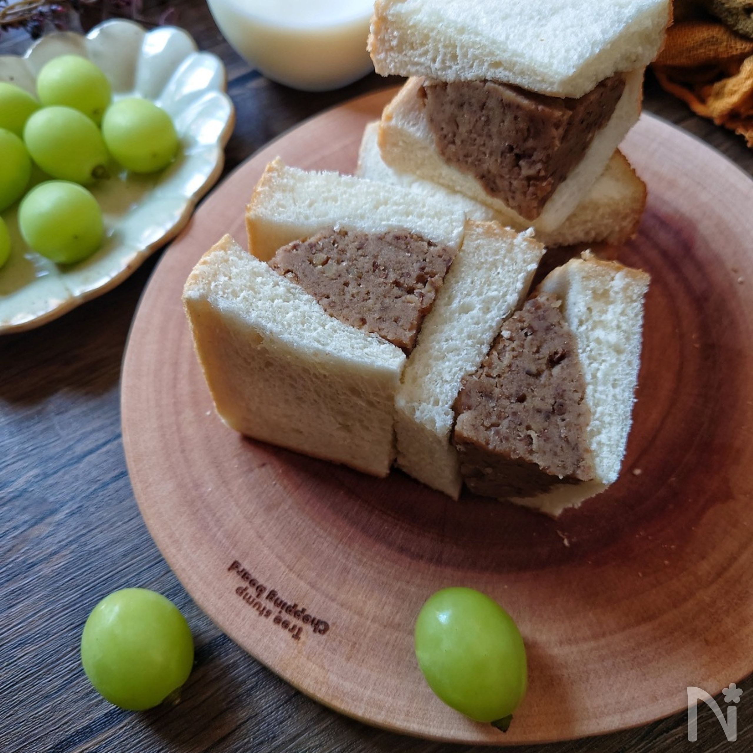 こっそり簡単贅沢♡ むき甘栗のキューブサンド🤩 | レシピサイトNadia