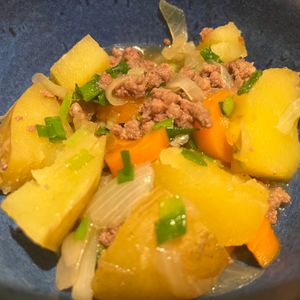 1279451の作ってみた!投稿(３ステップで簡単◎フライパンで味しみ絶品肉じゃが)