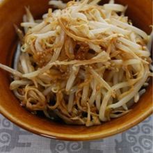 もやしと切り干しのごまポン炒め