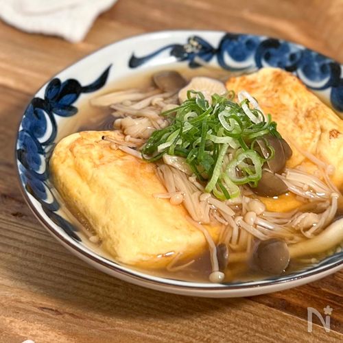 だし巻き卵のきのこあんかけ