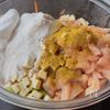 【にんじん枝豆チーズライスペーパーチキン】節約/かさましの工程2