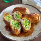 【たっぷりキャベツの肉巻き】濃厚コクみそだれ