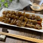おうち居酒屋にもピッタリ【甘辛串こんにゃく】