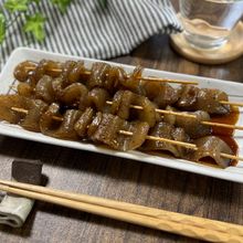 おうち居酒屋にもピッタリ【甘辛串こんにゃく】