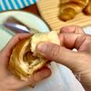 【冷たっ×あったか！最高！】クロあいす🥐の工程1