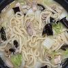 鶏と白菜の豆乳ちゃんぽん風うどんの工程4