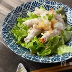 豚巻き新生姜のしゃぶしゃぶサラダ