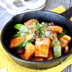 厚揚げとエリンギのチーズ照り焼き