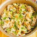 【ワンパン！】キャベツと豚肉の蒸し焼き
