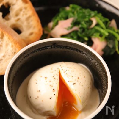 卵ひとつで絶品おつまみ♪ウフマヨ【家にある材料でOK】