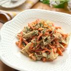食物繊維をとろう！ごぼうにんじんツナマヨサラダ