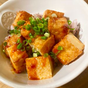 ゆかりの作ってみた!投稿(『3分で作る厚揚げユッケ丼』厚揚げだけの簡単レシピ)