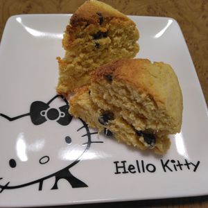 ももの作ってみた!投稿(カリほろ♡超ヘルシー♪【生おからのチョコスコーン♡】)