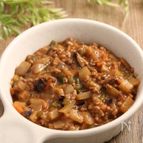 レンジで簡単！茄子とひき肉の中華炒め　油不要