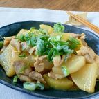 フライパンで簡単！【大根のみそ煮込み】