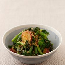 【コウケンテツ”適糖生活”レシピ】青野菜とさつまいものごまみそあえ