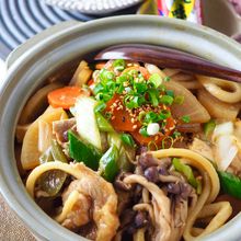 【コク旨味噌煮込みうどん】味がしみしみ！からだぽかぽか温まる