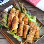 ねぎの肉巻き甘辛煮【ねぎがとろとろ甘くなる♪】