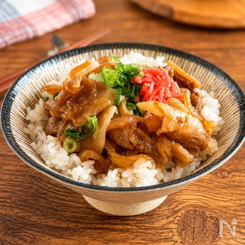 あっという間に完成！【甘辛しょうが豚丼】