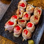 【おうち居酒屋の豚トマ巻き 】フライパンひとつ！激うま♡
