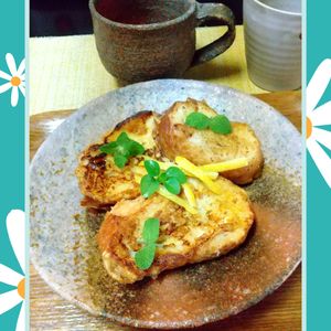 チョロリスの作ってみた!投稿(見た目はフレンチトースト！だけど違うよ♪スパニッシュトースト)