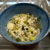 harupom43の作ってみた!投稿(鶏ひき肉とワカメの鶏飯風雑炊♪)
