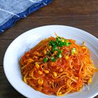 コンナムルチャプチェ・蒸し煮で作る旨辛豆もやしチャプチェ