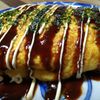 730815の作ってみた!投稿(お好み焼き味*コーンはんぺんキャベツオムレツ)