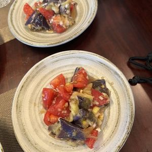 Hikeyの作ってみた!投稿(レンジで簡単！茄子とトマトの中華サラダ)