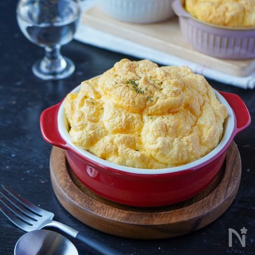 【家で手軽にカフェ気分☆スフレチーズドリア】