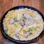 牡蠣の旨味たっぷりなパスタ