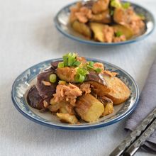 なすのツナ辛和え