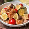 【ズッキーニとトマトのガリバタチキン】
