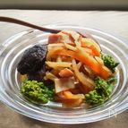 椎茸の出汁でうま！～ベーコンと干し大根のめんつゆ煮（常備菜）