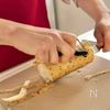 鶏と長芋の白だし炒めの工程1