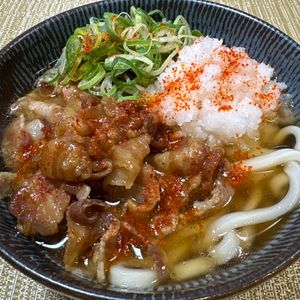 楽ラク手抜キッチン🐶🐾の作ってみた!投稿(【甘辛豚おろしのとろみうどん】食べ応えも◎)