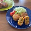 こむぎの作ってみた!投稿(ソースいらず《甘辛ひき肉♡かぼちゃコロッケ》)