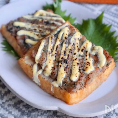 ＼トースターで簡単／厚揚げバーグステーキ
