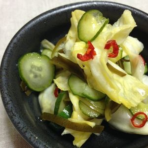 pinokoの作ってみた!投稿(寿司酢で簡単キャベツの和風ピクルス)