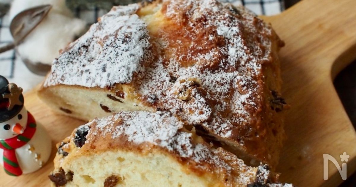 【HMで簡単に♪】シュトーレン風ケーキ