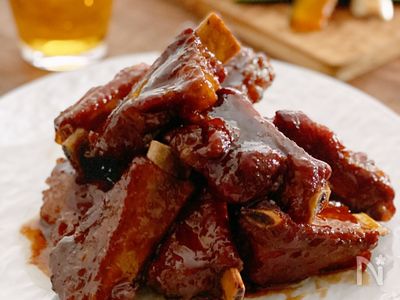スペアリブのやわらかバルサミコ酢煮 | レシピサイトNadia