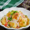 むっちり食感♪はんぺんと豆腐のしんじょ揚げ【カニカマあん】の工程5