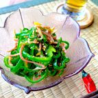 野菜のあと一品〝シャキシャキピーマン&ベーコン〟
