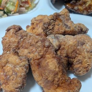 *fuwaomochi*の作ってみた!投稿(⭐ほぼモスチキン⭐ザクザク和風香り醤油揚げ🤩フライドチキン)
