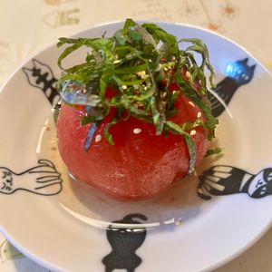 hananekoの作ってみた!投稿(チャチャっとできる♬白だし仕立てのトマトのおひたし)