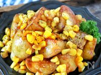 【新じゃがコーンのバター醤油がらめ】今日のおつまみ