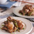 味付け冷凍で平日を楽にする♡鶏肉といんげんのバタぽん焼き♡