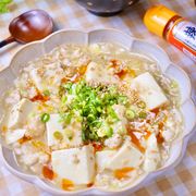 あっさりうま味！白い麻婆♡『鶏ねぎ塩麻婆豆腐』