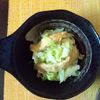 チョロリスの作ってみた!投稿(ごま油香る【キャベツと油揚げのおひたし】)