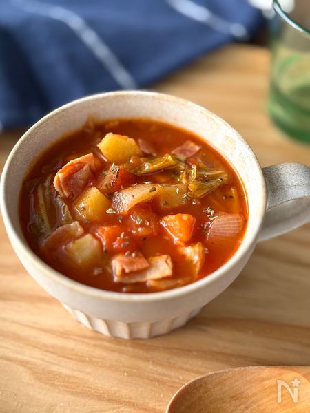 たっぷり野菜のミネストローネ